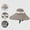 Beige, variant on UTSJKR Women's Striped Foldable Sun Bucket Hat, UPF 50 UV Protection Breathable Wide Brim Cap for Summer Navy