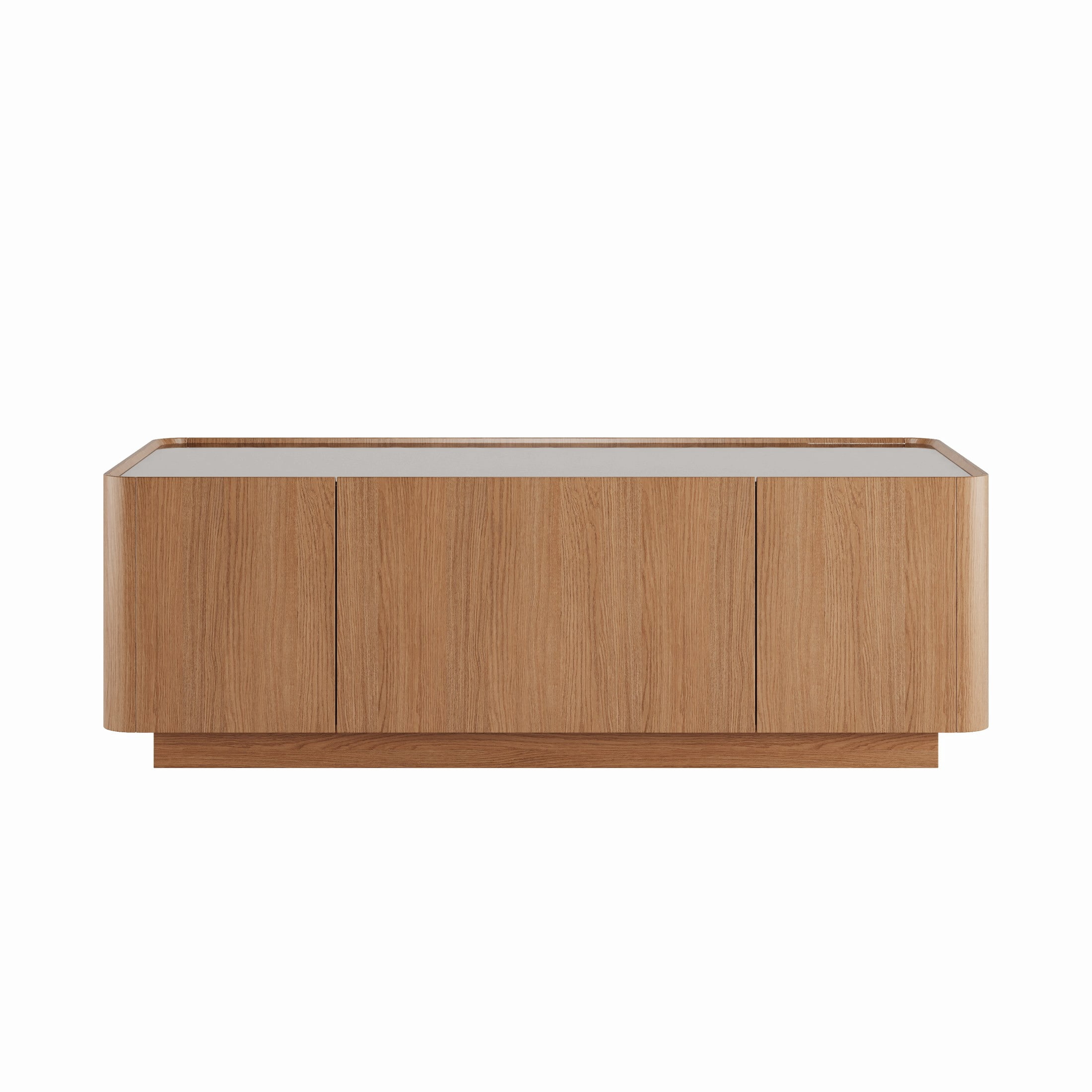 Noble House Millo 46.8" Rectangle Wooden Coffee Table with Tempered Glass Top & Storage Drawers for Living Room, Walnut