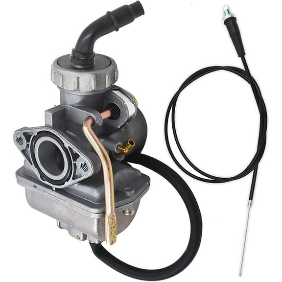 munirater Carburetor and Throttle Cable Replacement for Honda XL70 SL70 XL75 XR80 XR80R CRF80F Carb