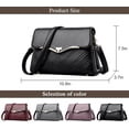 thumbnail image 5 of Small Crossbody Shoulder Bag for Womens Vegan PU Leather Clutch Purses with Adjustable Strap, 5 of 7