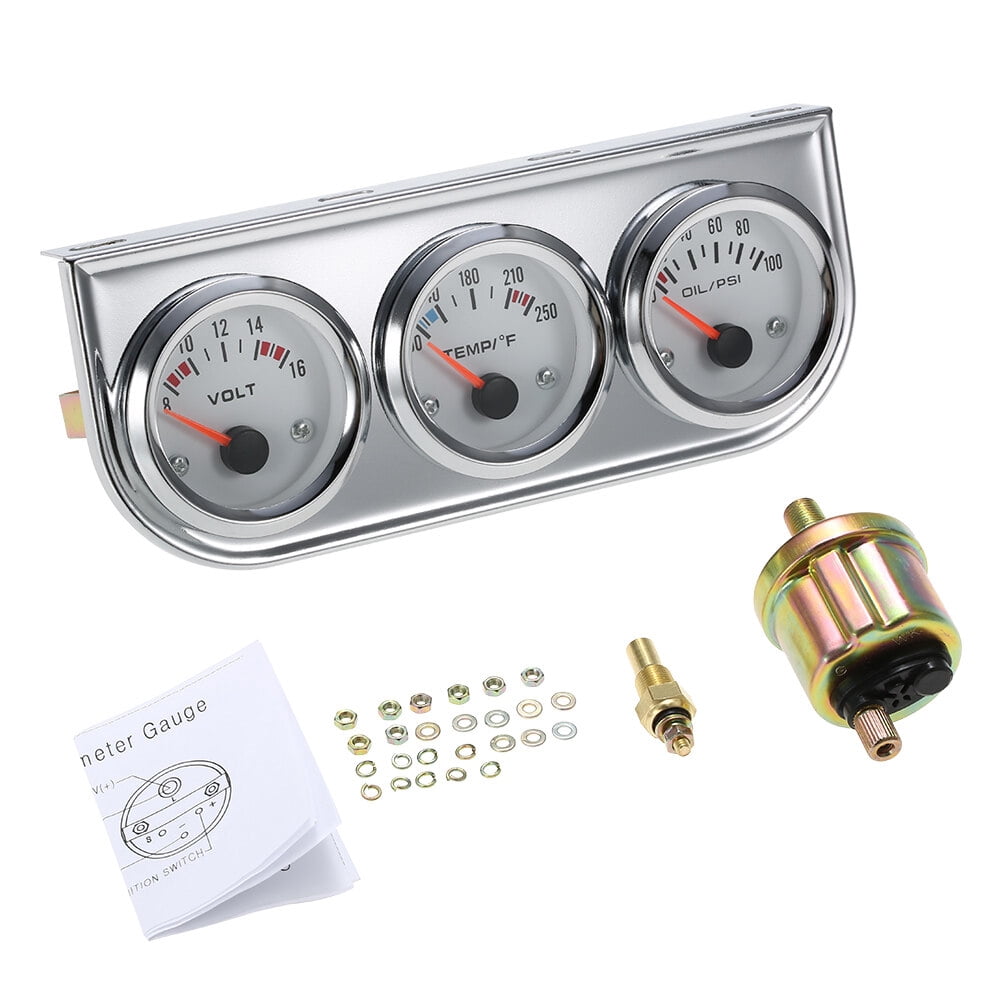 Jauge De Niveau Carburant LED 52mm 12V Universelle - Indicateur Numérique Avec Résistance Réglable