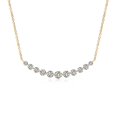 thumbnail image 1 of Angara Collier en Diamant Naturel - Collier Pendentif Rond Contemporain en Or Jaune 14K pour Femmes, 1 of 8