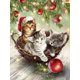 thumbnail image 1 of Pintura de diamantes 5D DIY, mosaico de diamantes redondos completos de Papá Noel, bordado de animales, punto de cruz, arte de diamantes de imitación, regalo de decoración del hogar de Navidad, 1 of 4