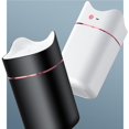 thumbnail image 2 of Inteprter Humidificador de aire USB Luz colorida Modos ajustables Fabricante de niebla de escritorio compacto Electrodomésticos negro Inteprter HA027429-02, 2 of 6