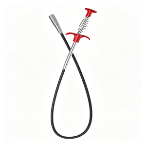 Solargess 35 inch Drain Snake Hair Drain Clog Remover Tool | Flexible Grabber Claw Pick Up Reacher Tool For Litter Pick Toilet Sewer Shower Kitchen Sink Sink Snake