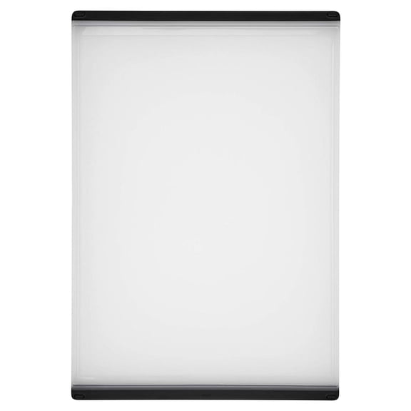 OXO Good Grips Non Slip Kitchen Double Sided Carving and Cutting Board, Clear