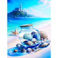 thumbnail image 1 of Pintura de diamante 5D DIY Taladro redondo completo Fantasía Estrella de mar Flotador Decoración para el hogar, 1 of 9