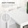 thumbnail image 6 of HOMCOM Kitchen Storage Sideboard Cabinet with Open Shelf and Glass Door Cabinets, 6 of 9
