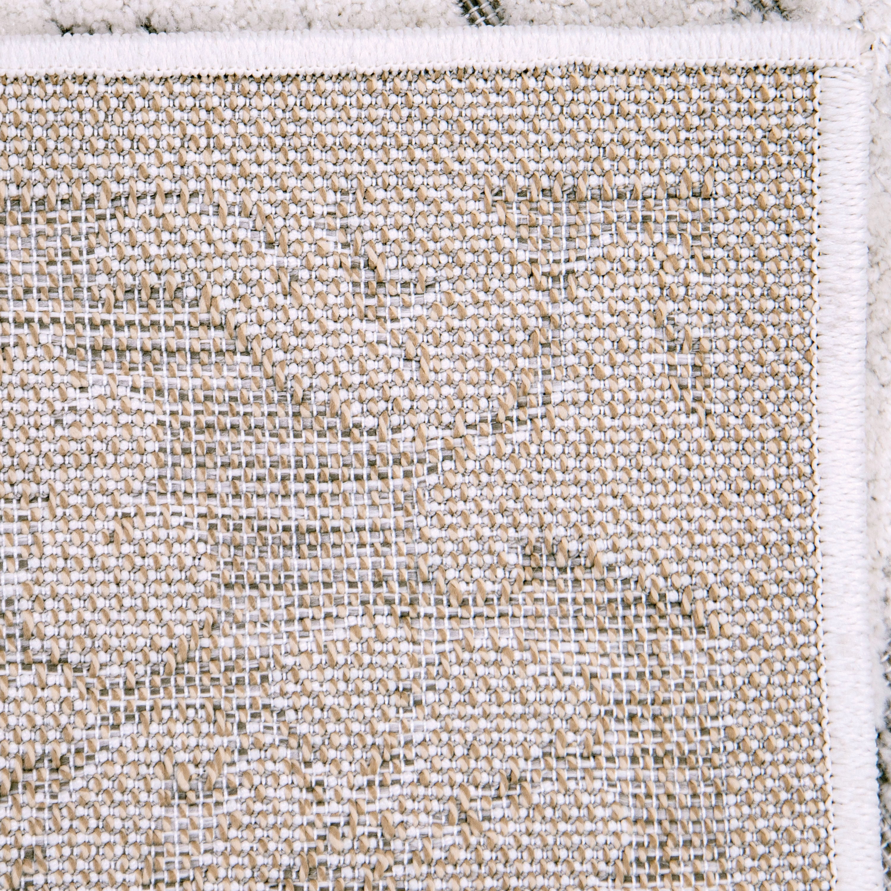 My Texas House Charlotte 9' X 13' Natural Gray Floral Area Rug