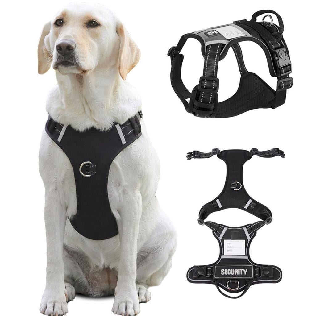 Dog Vest Adjustable Training Harness for Training Walking Nameplate Belt for Large Dogs Heavy Duty