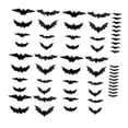 thumbnail image 4 of Murciélagos Decoración de Pared Suministros para Fiestas Decoración de Halloween Pegatinas Decorativas de Pared para Hacer Tú Mismo 60 piezas, 4 of 9