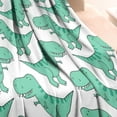 thumbnail image 3 of LightGreen Cartoon Dinosaurs Pattern Blanket,Comfortable Soft Lamb Wool Throw Blanket,All Season,Warm Lightweight Blankets for Sofa Bed Couch Living Room Chair,30"x40", 3 of 4