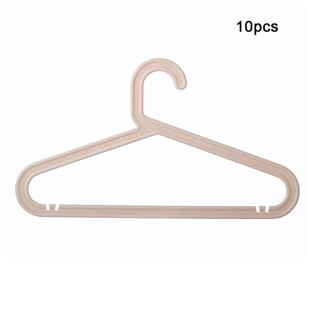10PCS Kids Hangers Plastic Non Slip Design Multifunction Skirt T