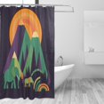 thumbnail image 2 of Yayeee Shower Curtain with Hooks 72"x72" Waterproof Fabric Bathroom Hanging Decor, Abstract Animals, 2 of 5