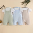 thumbnail image 6 of Gubotare Summer Baby Boy Clothes Newborn Baby Boys Summer Outfits Casual Short Sleeve Romper Shorts Set 0 3 6 9 12 18 24 Months,Blue, 6 of 6