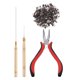 thumbnail image 5 of Extensiones de cabello Sunnimix 500x Herramientas de Alicates gancho 4 #, 5 of 7