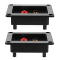 thumbnail image 5 of SKISUNO 2Pcs Subwoofer Terminal Cup Black ABS with Vibrant Color Posts for Speaker Box Connection, 5 of 8