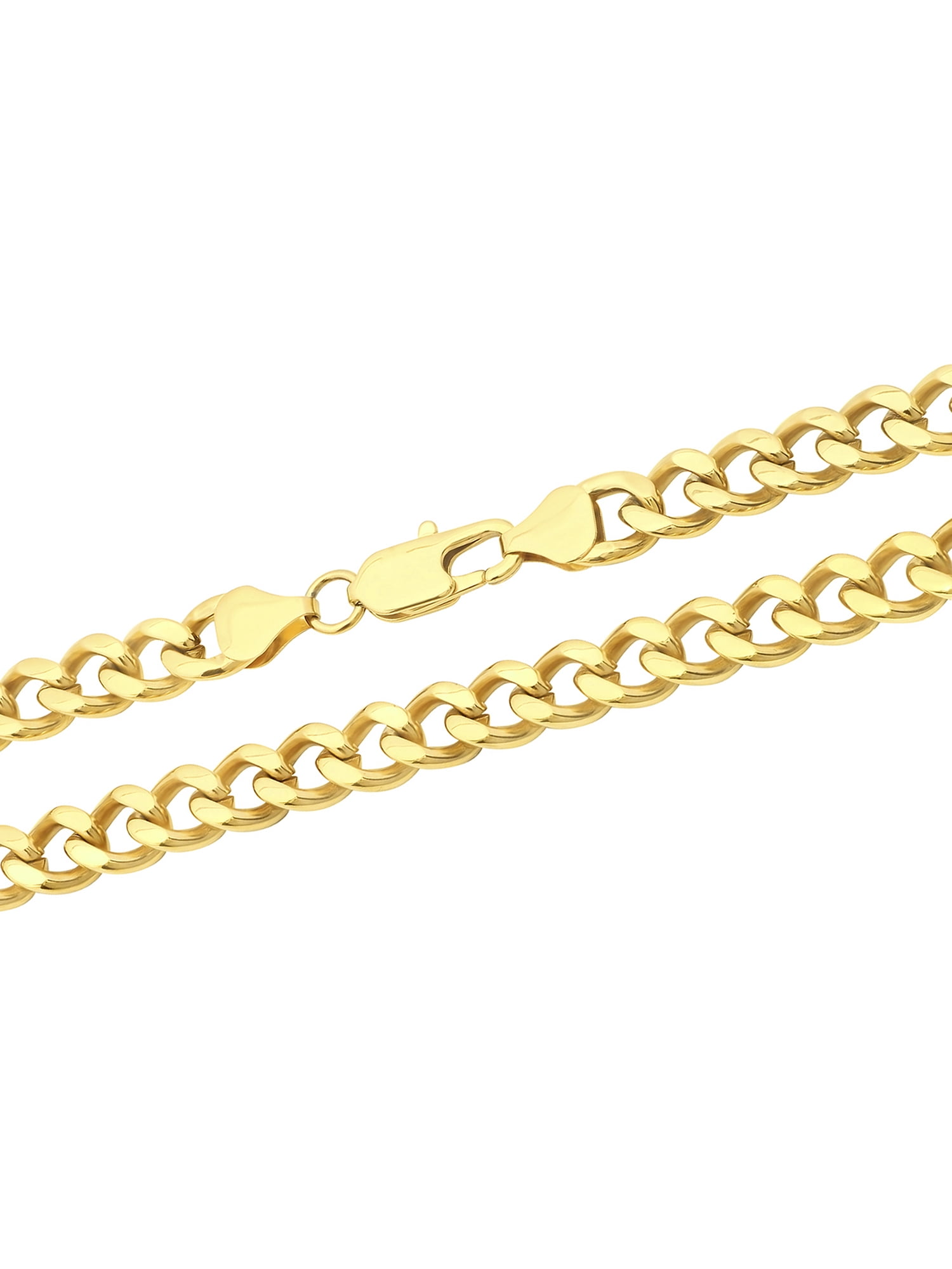 Men's Stainless Steel Yellow Finish Curb Chain - Believe by Brilliance