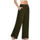 thumbnail image 3 of LELEBEAR Los pantalones de pierna ancha a medida sin esfuerzo, pantalones largos rectos de pierna ancha para mujer, cintura alta, 3 of 5