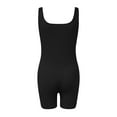 thumbnail image 5 of Daolelai Women's Yoga Bodysuit Workout Ribbed Square Neck Sleeveless Sports Bodysuit, 5 of 5