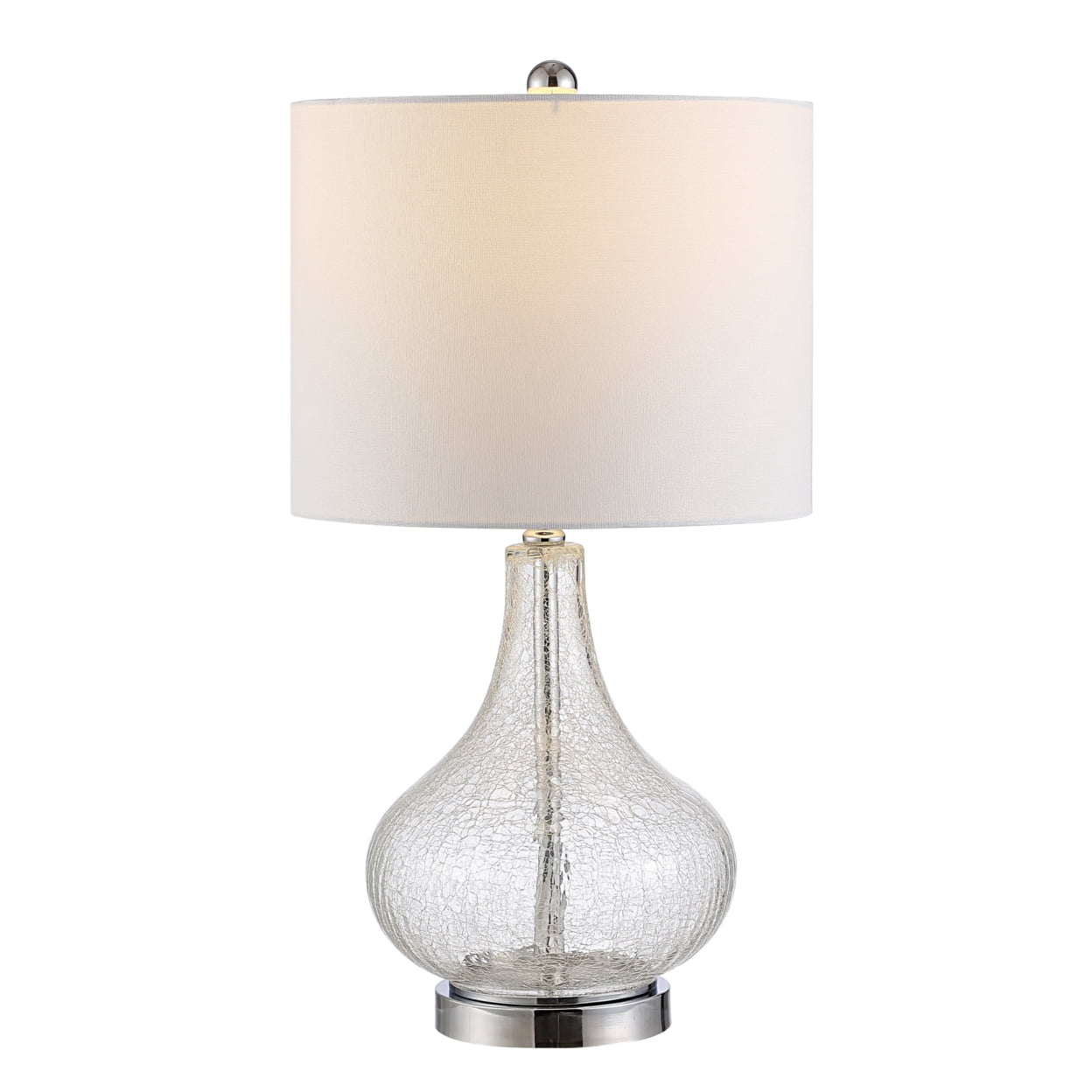 SAFAVIEH Brooks 24 in. Modern Glass Table Lamp, Clear