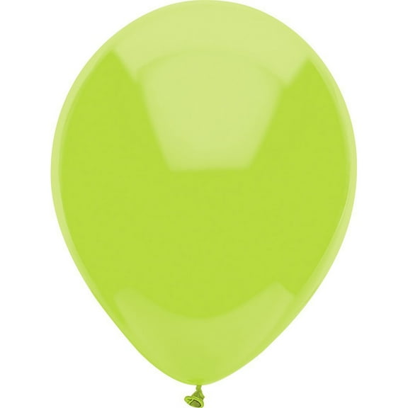 PartyMate - 12 Kiwi Lime Latex Balloons (15ct)