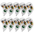 thumbnail image 3 of Juego de 10 Piezas de Cubiertas de Cabeza de Hierro de Golf Macarena PU con Patrón de Sushi, 3 of 8