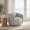 Light Gray, variant on MAYEERTY 28.5" Gray Teddy 360° Swivel Barrel Accent Chair, 300LBS Solid Wood Frame Small Armchair with Pillow for Bedroom Kids Room