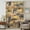 Brown, variant on Abstract Geometric Sheer Curtains 108 Inches Extra Long for Living Room, Vintage Shabby Black Grey Light Filtering Privacy Drapes, Breathable Semi Sheer Window Treatment for Floor to Ceiling Window