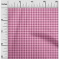 thumbnail image 1 of oneOone Viscose Jersey Fabric Gingham Check Printed Fabric 1 Yard 60 Inch Wide, 1 of 5