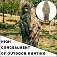 thumbnail image 3 of Braveheart Camouflage Children Suit Outdoor Hunting Kids Clothing Top Pant Cap Rope Storage Bag Set, Desert, 155cm Height Under, 3 of 4