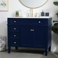 thumbnail image 2 of 40 inch single bathroom vanity in blue, 2 of 16