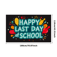 thumbnail image 2 of Colorful Splash Design Happy Last Day of School Banner Backdrop Party Decorations for Classroom Celebrations Photography Props School Ending Festivities, 2 of 7