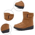 thumbnail image 2 of Women's Winter Snow Boots - Slip-On Shoes with Thick Anti-Slip Sole for Cold Weather, Outdoor & Casual Wear, 2 of 13