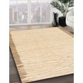 thumbnail image 2 of Ahgly Company Indoor Round Abstract Khaki Gold Solid Area Rugs, 6' Round, 2 of 6