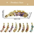 thumbnail image 3 of Bradem Sparkly Banana Hair Clips - Cute Butterfly Clincher Combs, Strong Hold for Women & Girls, 3 of 9