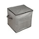 thumbnail image 2 of Bolsa de almacenamiento de edredón de espiguilla de 180L, organizador de armario plegable para suéteres y pantalones, 2 of 4