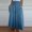 #126-Blue, variant on Wide-Leg Pants for Woman, Solid Color with Pockets, Casual and Versatile for Daily Wear and Travel