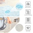 thumbnail image 3 of Yayeee Bath Rug for Bathroom Floor Non Slip Rectangle Fluffy Soft Absorbent Mat, 16"x24", Fall Coffee, 3 of 7