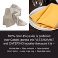 thumbnail image 4 of Arkwright 25 Pack of Cloth Dinner Napkins - White - Restaurant Quality - 20" x 20", 4 of 6