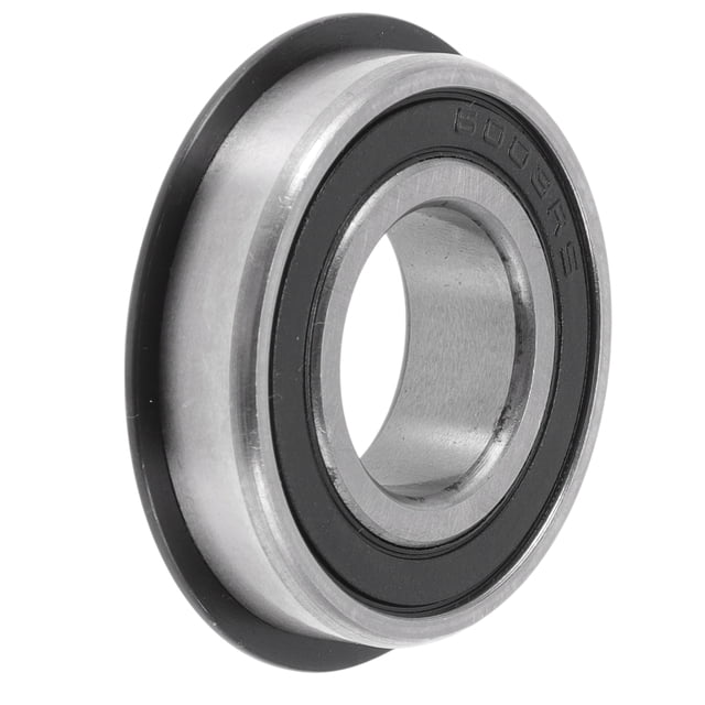 Unique Bargains 6003NR2RS Roulements à Billes Rainures Profondes 17x35x10mm P4 Double Joint en Caoutchouc Roulements Lubrifiés 1 Pce Roue de Scooter Planche à Roulettes Universelle Ton Argent Noir