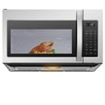 thumbnail image 1 of Midea MOR17BSA-SS 1.7 pies cúbicos. Horno Microondas Sobre La Cocina con Panel Táctil Inteligente, Menú de Cocción Automática, 1000 W, Ventilación 300 CFM, en Acero Inoxidable, 1 of 5