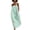 Mint Green Dress, variant on Miluxas Women's Striped Spaghetti Strap Sleeveless Maxi Dress Square Neck Back Bow Tie Loose Flowy Slip Dress Sundress Beach Vacation Outfits Red