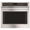 GE Cafe CT9050SHSS 30 Single Electric Wall Oven with 10-Pass Bake Element, in Stainless Steel.