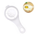 thumbnail image 2 of 3 separadores de yemas de plástico para huevos, utensilio de cocina, accesorios de tamiz (blanco), 2 of 8