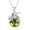 August(Peridot), variant on Dragon Necklace with Birthstone Sterling Silver Wyvern Dragon Pendant Necklace Gift for Women