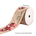 thumbnail image 3 of TINYSOME Heart Printed Ribbon Valentine's Day Satin Ribbons for Gift Wrapping DIY Craft, 3 of 11