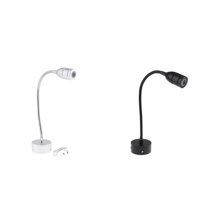 Luz LED Blanca / Roja de 12 V, Lámparas Regulables, Luz de Tabla de Lectura Flexible para Barco, Rv, Sunnimix Luz de lectura de lectura