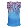 thumbnail image 4 of LilyLLL Women Floral Summer Loose Sleeveless Tank Vest Boho Baggy Shirt Blouse, 4 of 4