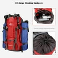 thumbnail image 3 of 60L Waterproof Lightweight Hiking Backpack with Rain Cover,Outdoor Sport Travel Daypack for Climbing Camping Touring, 3 of 9